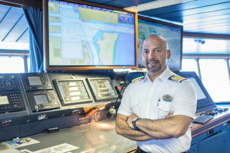 Captain Aris Medina Captain of Royal Caribbeans Navigator of the Seas 2