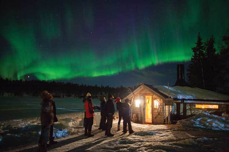 Northern Lights lodge Finland