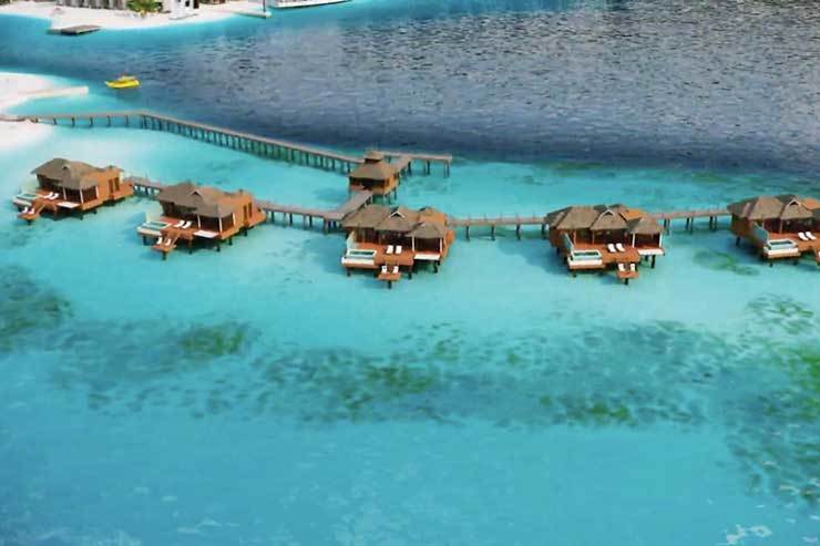 Sandals' first over-the-water suites in the Caribbean