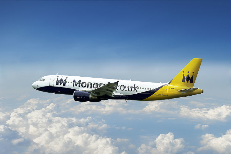 Monarch boosts winter 2017-18 schedule with 430,000 seats