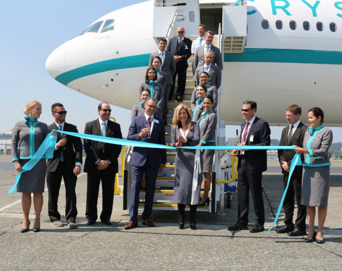 Crystal AirCruises welcomes first aircraft