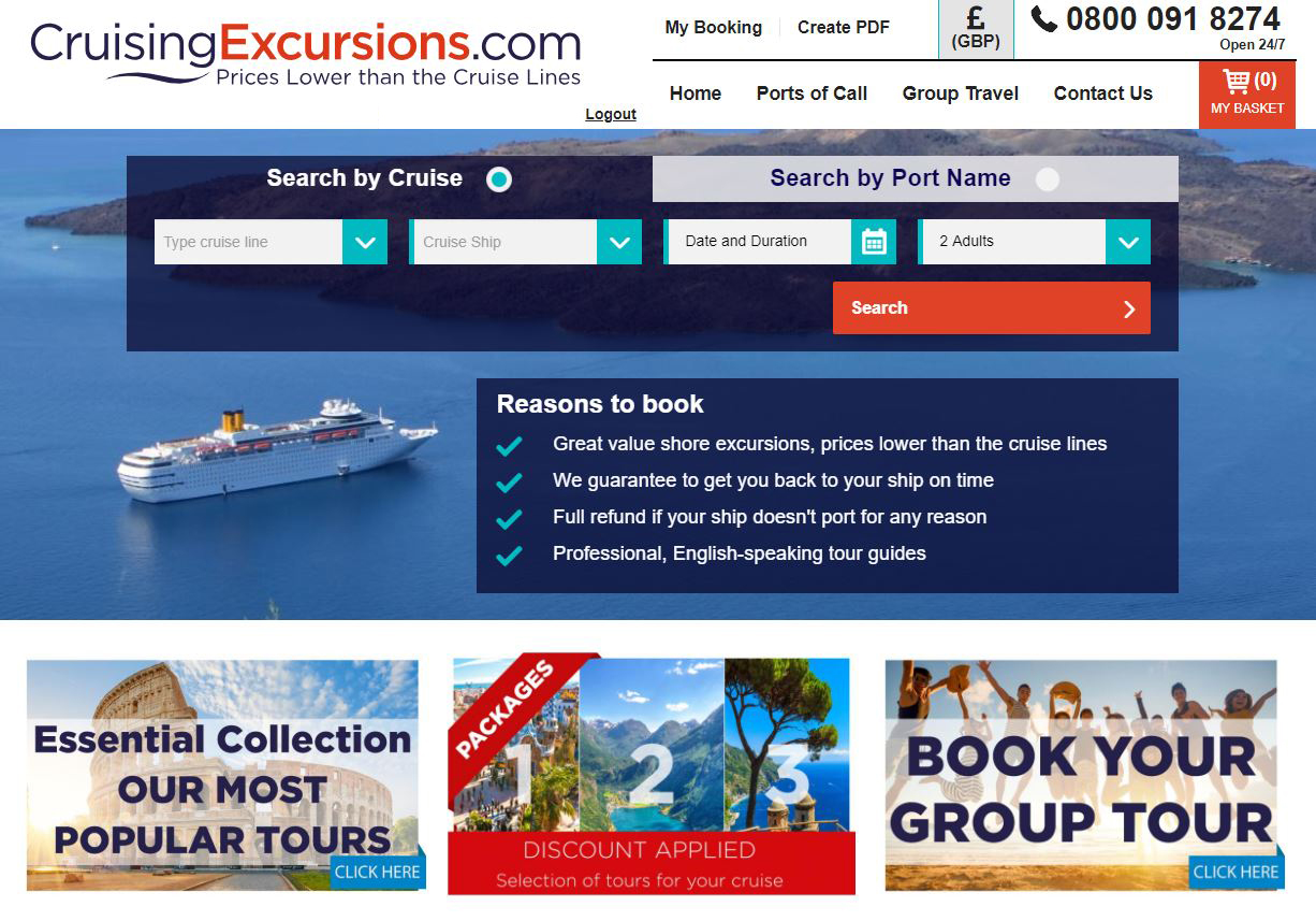 CruiseExcursions launches ‘industry first’ e-brochure tool