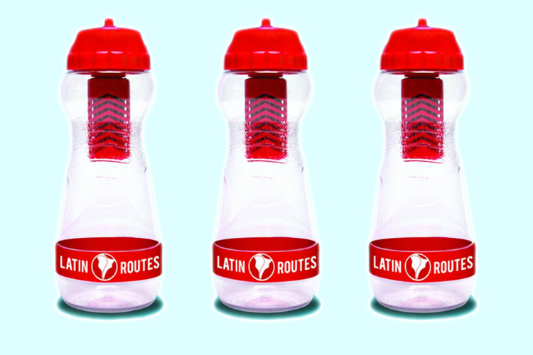 Latin Routes to introduce reusable water filter bottle on all tours