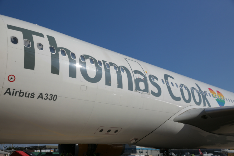 Video: See Thomas Cook aircraft get Pride makeover with rainbow heart