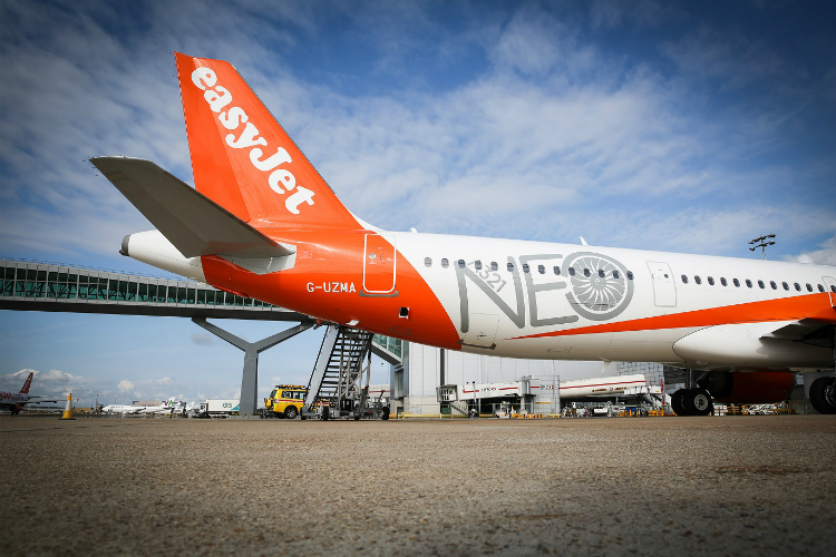 EasyJet launches new Airbus A321neo at Gatwick airport