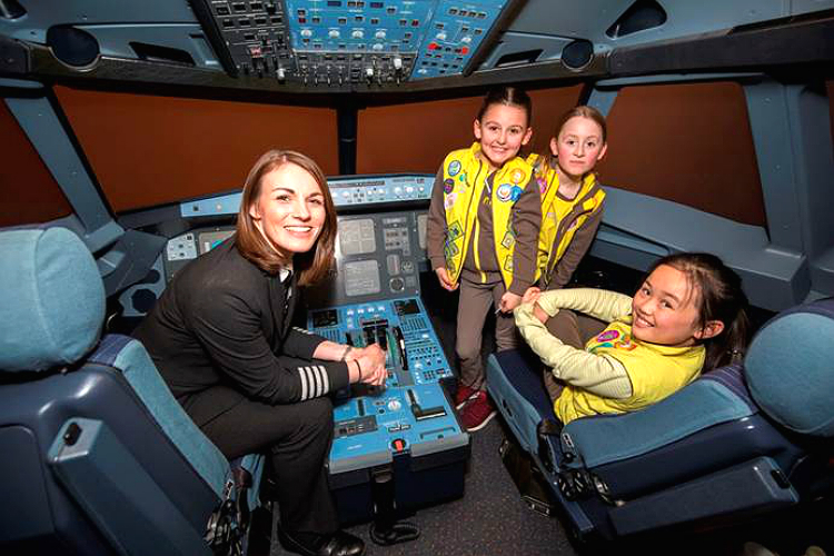 EasyJet joins forces with Brownies to launch aviation badge