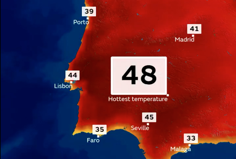Brits warned as Spain braces for record breaking 44C+ heatwave