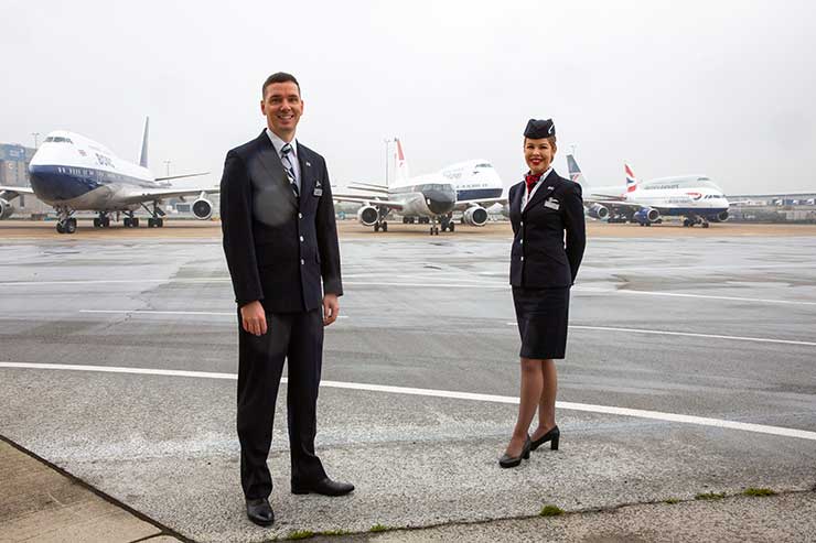 BA flags its heritage with giant photoshoot
