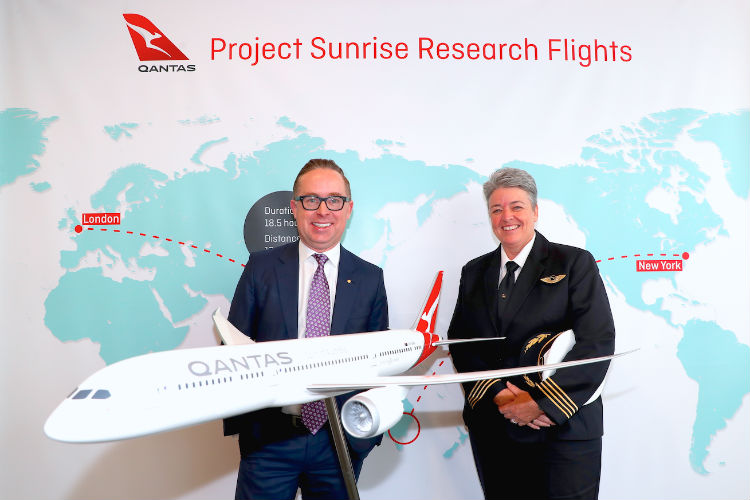 Qantas plans London-Sydney ultra long-haul test flight