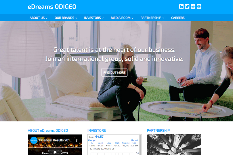 eDreams ODIGEO acquires Waylo hotel booking platform