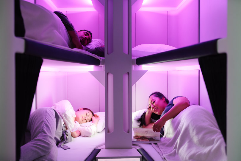 Air New Zealand files for new 'sleep pods' patent