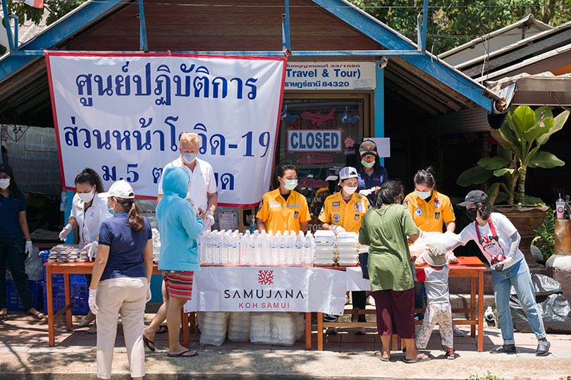 How Samujana Villas is supporting the Ko Samui community affected by coronavirus