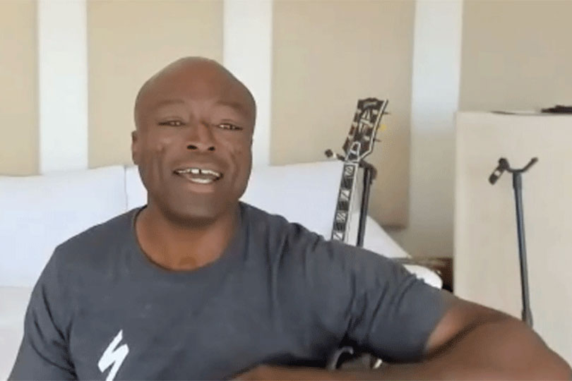 Seal sings for agents during webinar