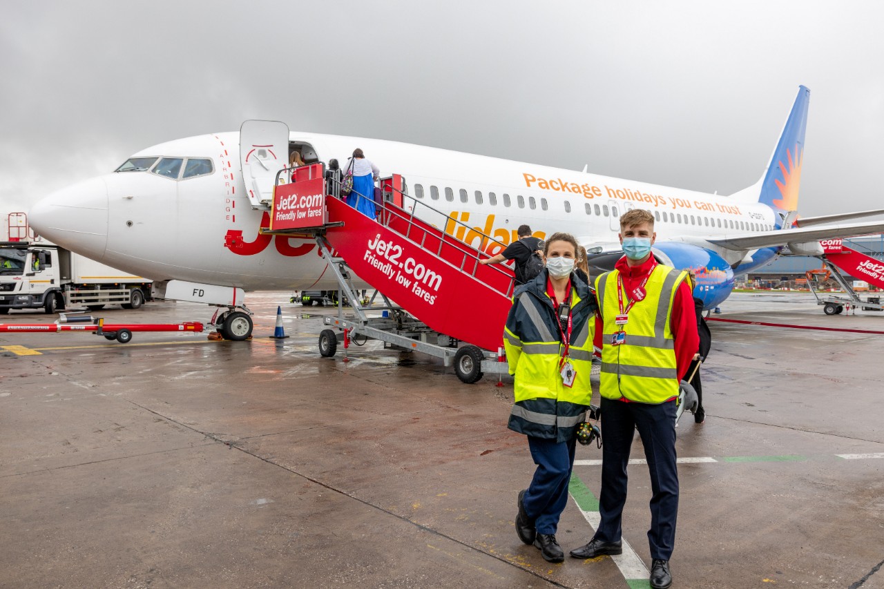 Watch: Jet2 customers head off on holiday