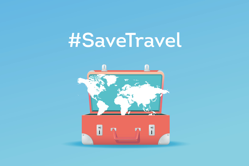 Here's how you can support the #SaveTravel campaign