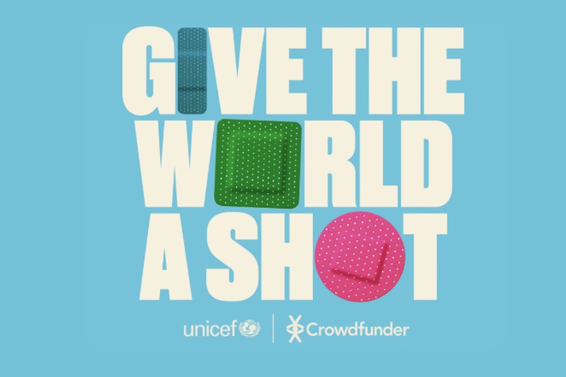 Unicef UK and Crowdfunder is campaigning to fund and deliver Covid-19 vaccines around the world