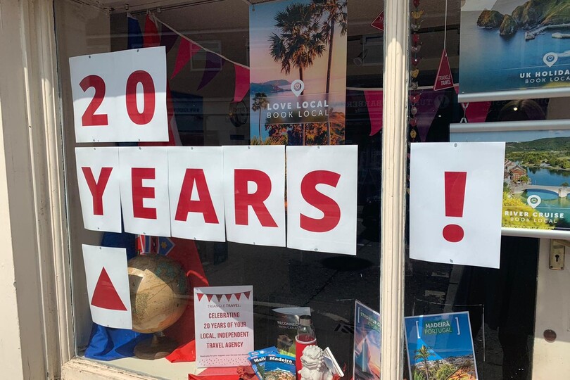 Triangle Travel celebrates 20 years on the high street