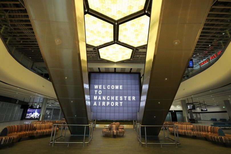 Manchester airport welcomes first passengers to new-look Terminal Two