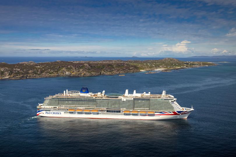 P&O's Iona makes maiden voyage to namesake island