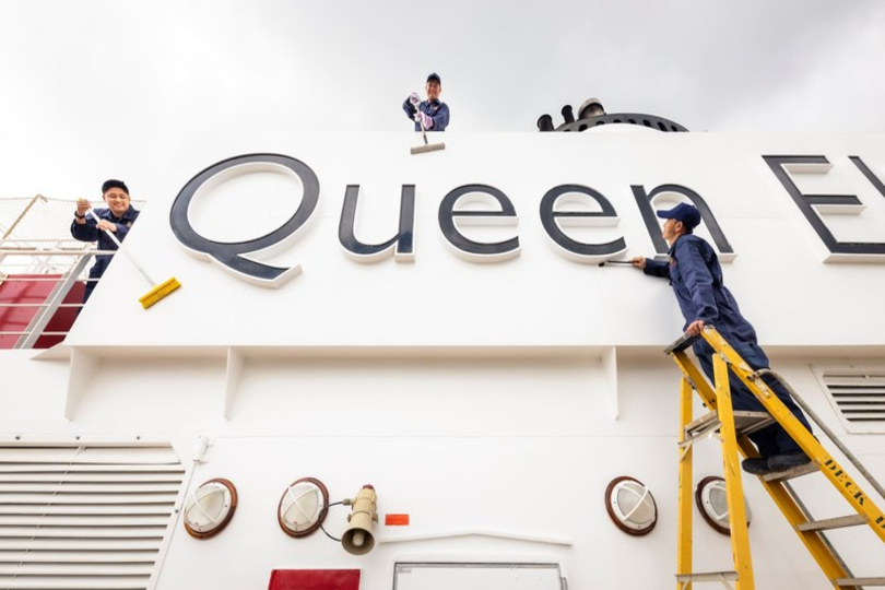 Cunard makes final touches to Queen Elizabeth ahead of return