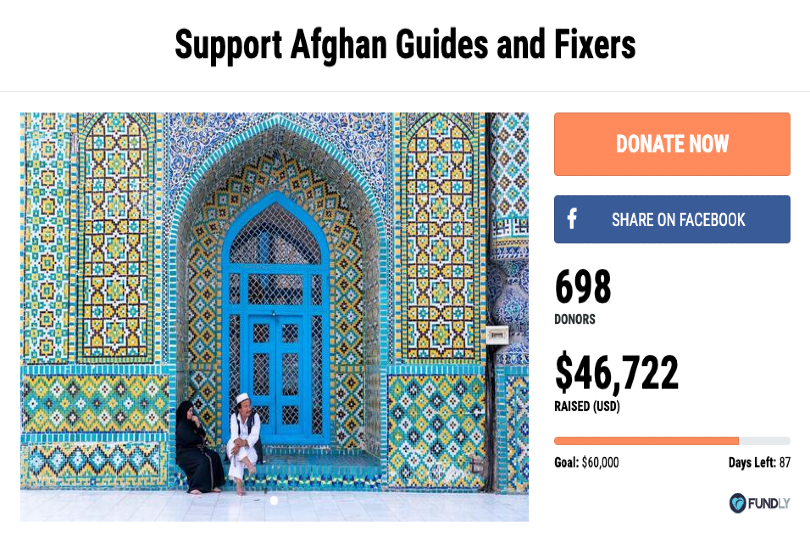 Travel companies raise £47k for Afghanistan appeal