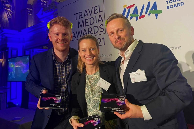 Triple success for TTG at 2021 Travel Media Awards