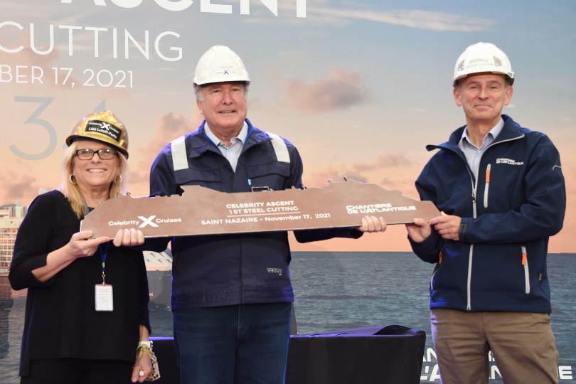 TTG Travel industry news Celebrity Cruises marks steelcutting of