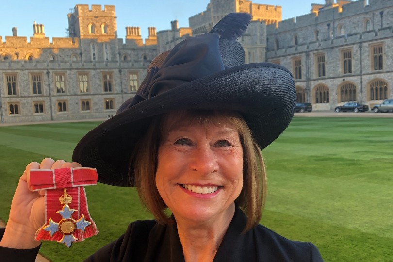 Irene Hays formally made dame at Windsor Castle