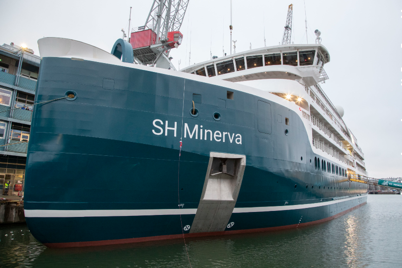 Swan Hellenic christens new ship in Helsinki