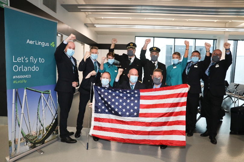 Aer Lingus launches Manchester-Orlando route