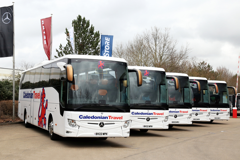 Caledonian Travel adds five new coaches to fleet