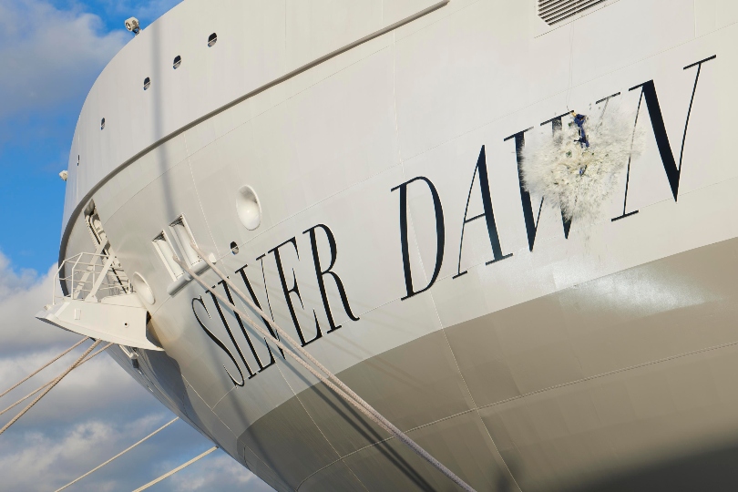 Silversea christens new ship Silver Dawn in Lisbon