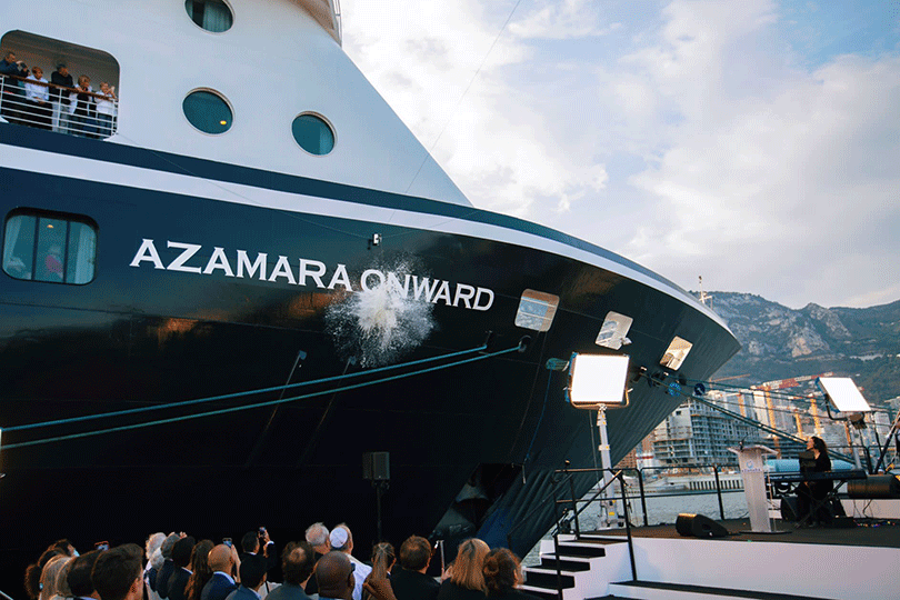 Azamara officially welcomes fourth ship into fleet