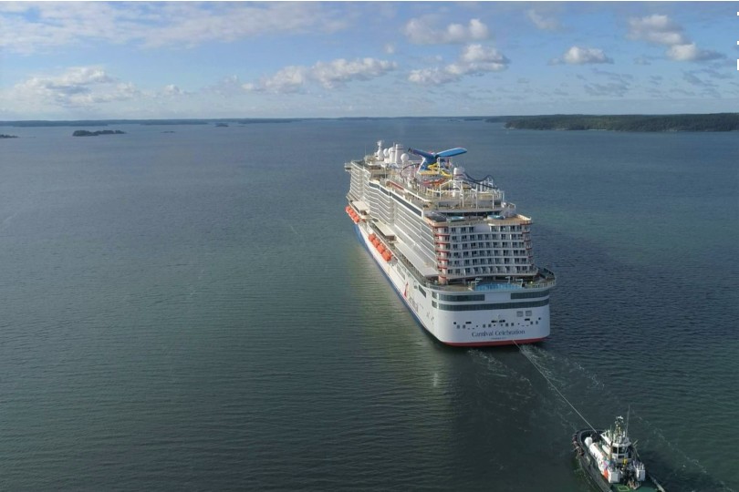 Carnival Celebration completes first sea trials in Finland
