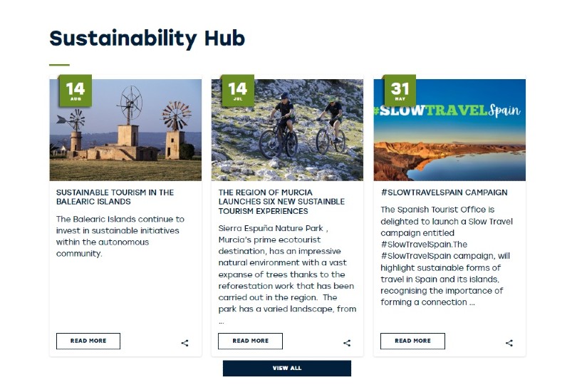 Spain boosts sustainable tourism credentials with new hub launch