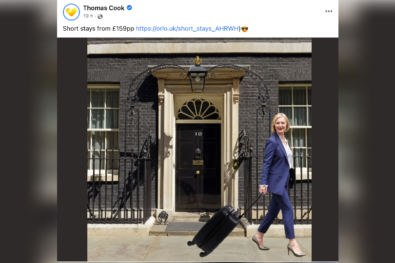 How Liz Truss became the face of Thomas Cook short stays