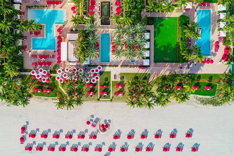 Miembro de LHW Aqualina Resort & Residences en la playa en Miami
