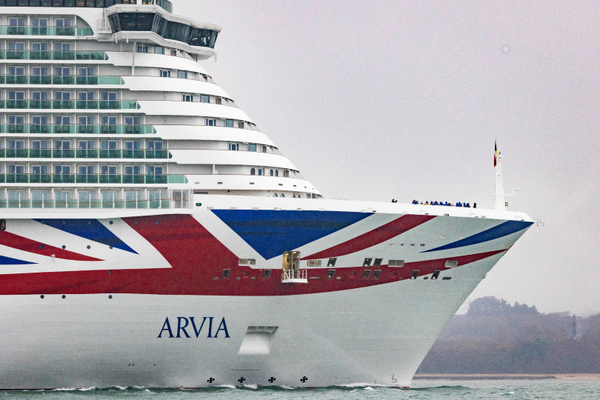 P&O Cruises' Arvia arrives in Southampton ahead of maiden voyage