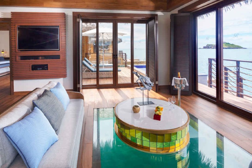 An overwater bungalow at Royalton Antigua – fit for Sir Alan Sugar's next business partner?