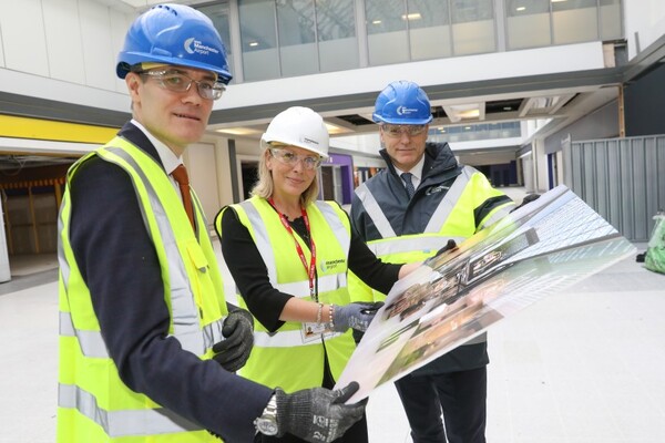 Aviation minister checks in at Manchester airport ahead of £440m upgrade