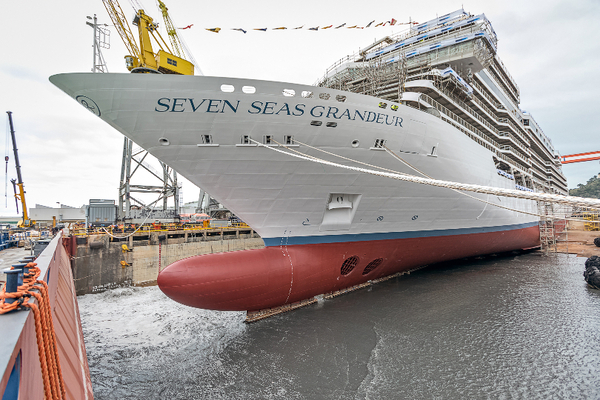 Watch: Regent floats out Seven Seas Grandeur ahead of autumn launch