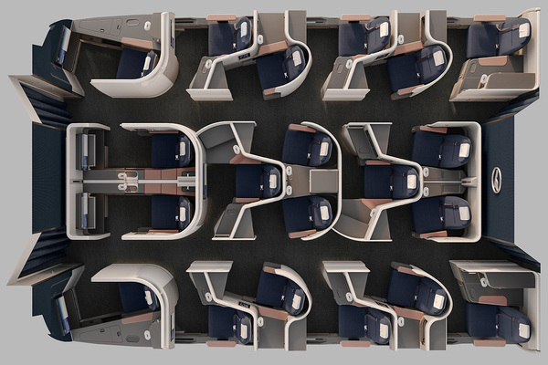 Lufthansa's new business class gives passengers seven seat choices