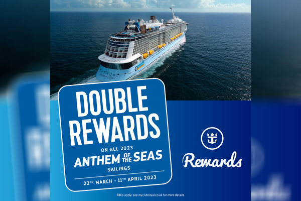 Royal Caribbean offers agents double rewards on all Anthem bookings
