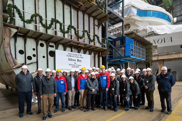 Agents witness keel laying of Silversea’s Silver Ray