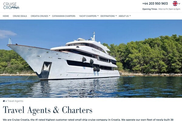 Cruise Croatia revamps website with dedicated agent portal