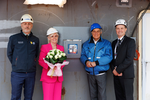 Seabourn holds coin ceremony for upcoming vessel Pursuit