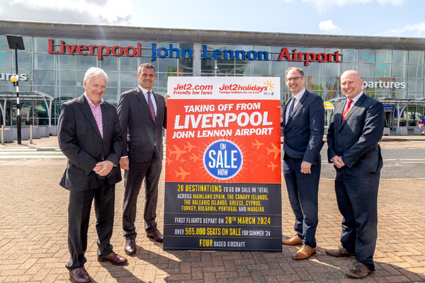 Jet2 to launch flights and holidays from Liverpool next year