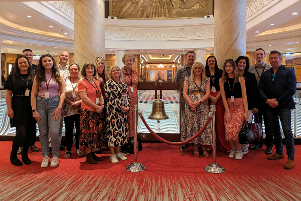 Cunard hosts first agent ship visit of the season onboard Queen Mary 2