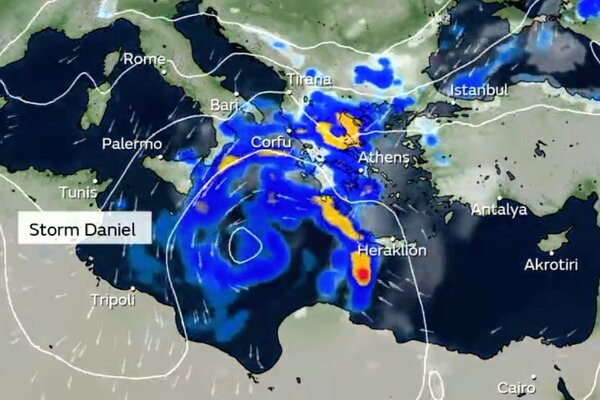 Storm Daniel prompts FCDO weather warning for Italy, Greece and Malta