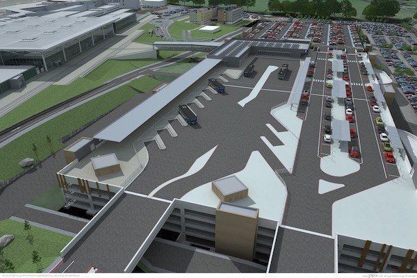 Work under way on £60m public transport hub at Bristol airport